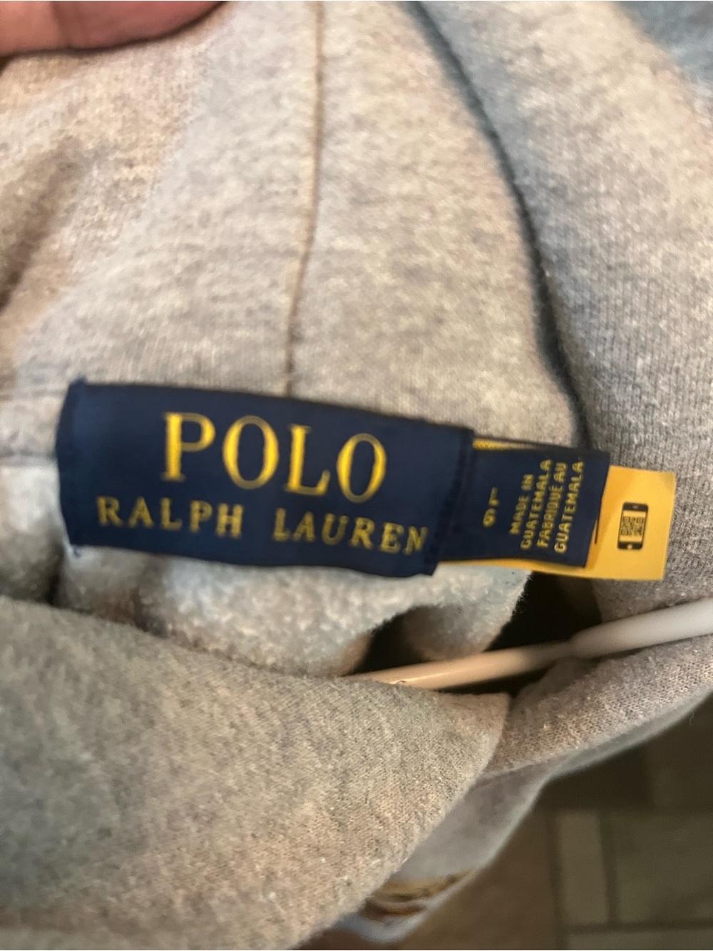 Ralph Lauren Gray Polo Bear Crewneck Sweater with Rugby Bear - Picture 4 of 4